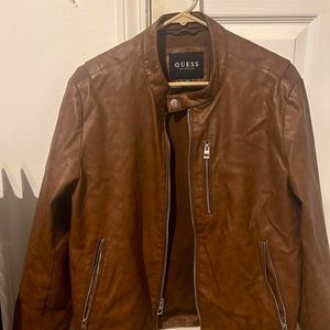 2 fuex leather jackets by GUESS